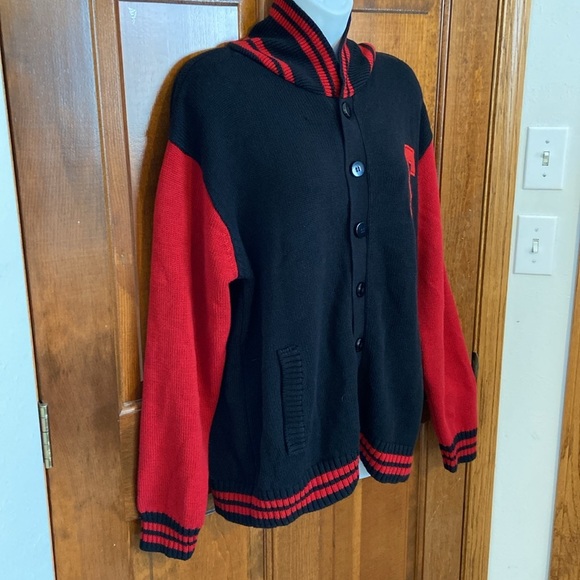 Bare Fox Vintage 50’s Style “S” Patch Varsity Cardigan  Button Down Size 2XL - Picture 2 of 8